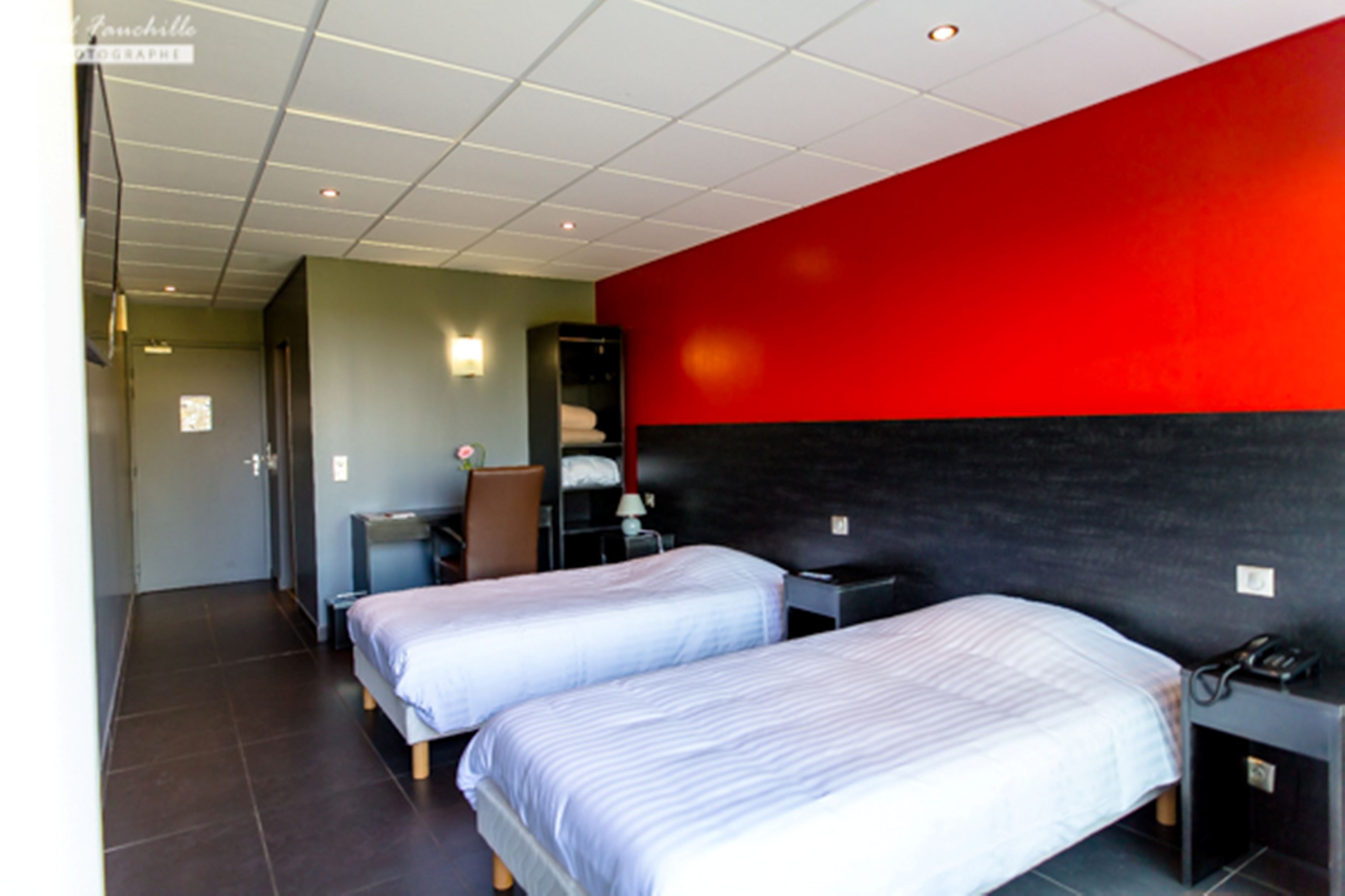 twin room, 2 single beds | 1 bedroom, in-room safe, desk, blackout curtains