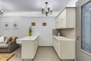 Apartment, 1 Bedroom | Private kitchen | Fridge, microwave, oven, stovetop - Hotel Jaffa 60 - Jonathan Hotel Chain (Jerusalem)