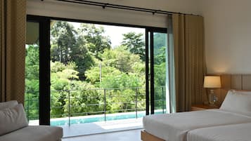 Panoramic-Villa, 4 Schlafzimmer, Hügelblick, Bergseite | Individuell dekoriert, individuell eingerichtet, Verdunkelungsvorhänge