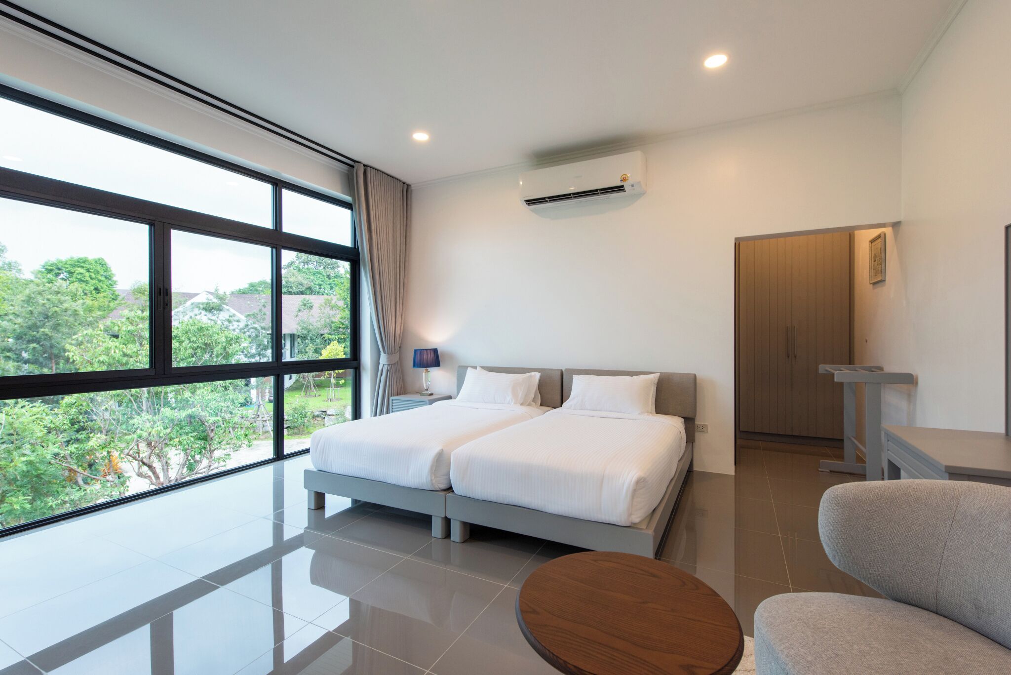 Gallery-villa | Individuelt design, individuel indretning, mørklægningsgardiner