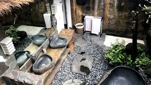 Familienvilla, 3 Schlafzimmer, Küche, Poolblick | Badezimmer