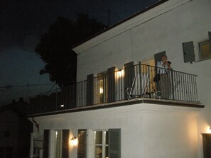 Front of property – evening/night - La Villa di Pà (Villadeati)
