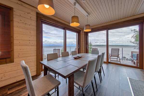 Romantic Suite, 2 Bedrooms, Lake View, Lakeside | View from room - LADOGA OZERO hotel (Priozersk)