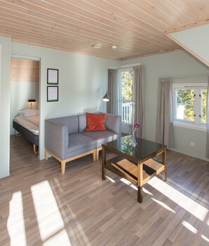 Business Apartment, 1 Bedroom (Studio) | Blackout curtains, free WiFi, bed sheets - Topcamp Bie - Grimstad (Grimstad)