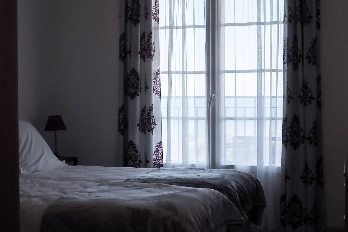 開放式客房, 露台 | 高級寢具、遮光布/窗簾、隔音、免費無線上網
