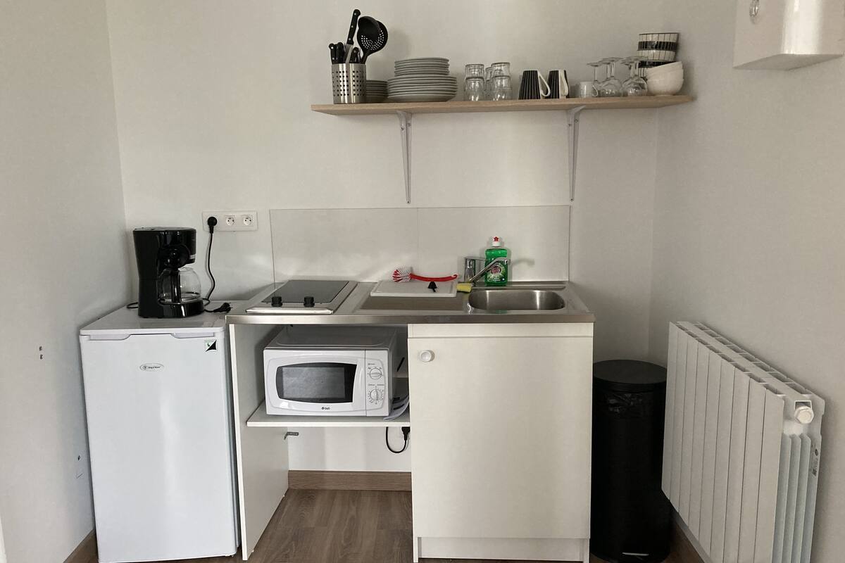 family studio suite | private kitchen