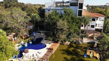 Façade de l’hébergement