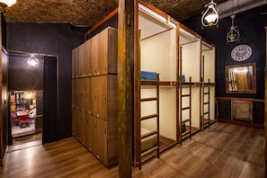 Basic Shared Dormitory, 1 Twin Bed, Shared Bathroom | Private kitchen | Fridge, microwave