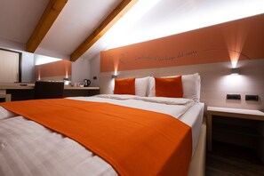 Panoramic Double or Twin Room, 1 Bedroom, Sauna | Down duvets, minibar, in-room safe, desk - Camping Albergo Casavecchia (Ledro)