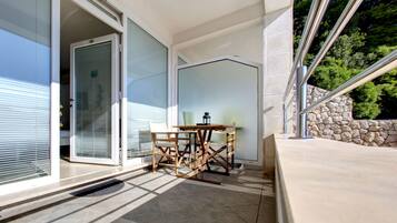 Studio, balcon, vue mer | Terrasse/Patio