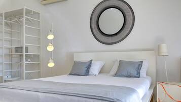 Studio - balkong - havsutsikt | 1 sovrum och sängtillbehör av högsta kvalitet