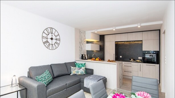 Apartment, 2 Bedrooms | Private kitchenette | Fridge, oven, stovetop, electric kettle - P&O Apartments Plac Grzybowski (Warsaw)