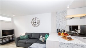 Apartment, 2 Bedrooms | Living area | Flat-screen TV - P&O Apartments Plac Grzybowski (Warsaw)