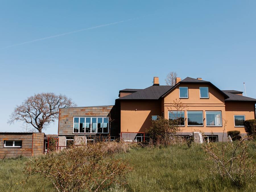 Voorkant van accommodatie