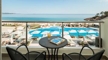 Superior Double Room, Sea View | Terrace/patio