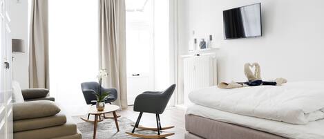 2 chambres, fer et planche Ă repasser, Wi-Fi, literie fournie