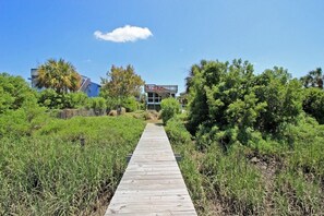 Property grounds - Pet Friendly, Dock, & Rooftop deck - Repeat Guest Favorite! (Folly Beach)