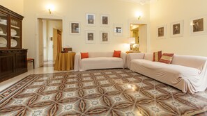 Apartment, 2 Bedrooms | Living area - Rental In Rome Portico Ottavia Garden (Rome)
