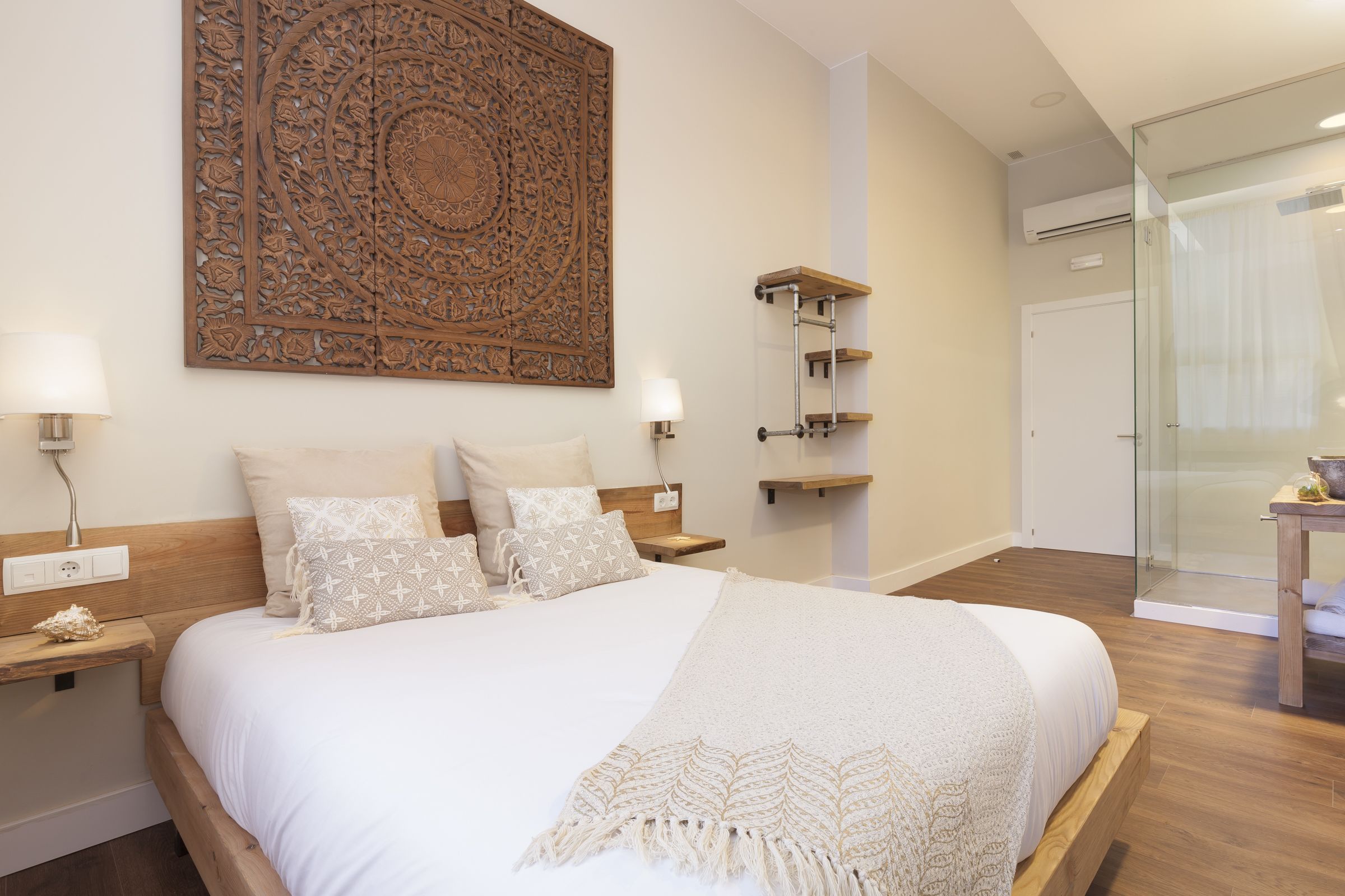 double room, garden area | premium bedding, down duvets, individually decorated