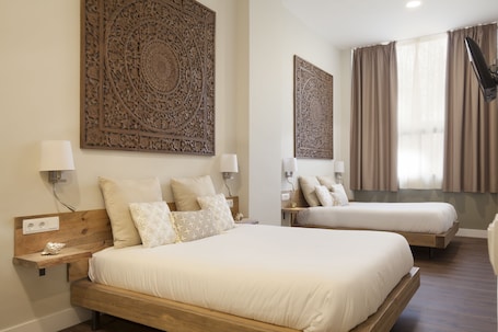 Quadruple Room, Garden Area | View from room. Hotel Radha
