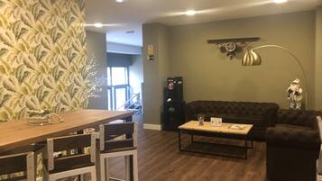 Sala de estar en el lobby