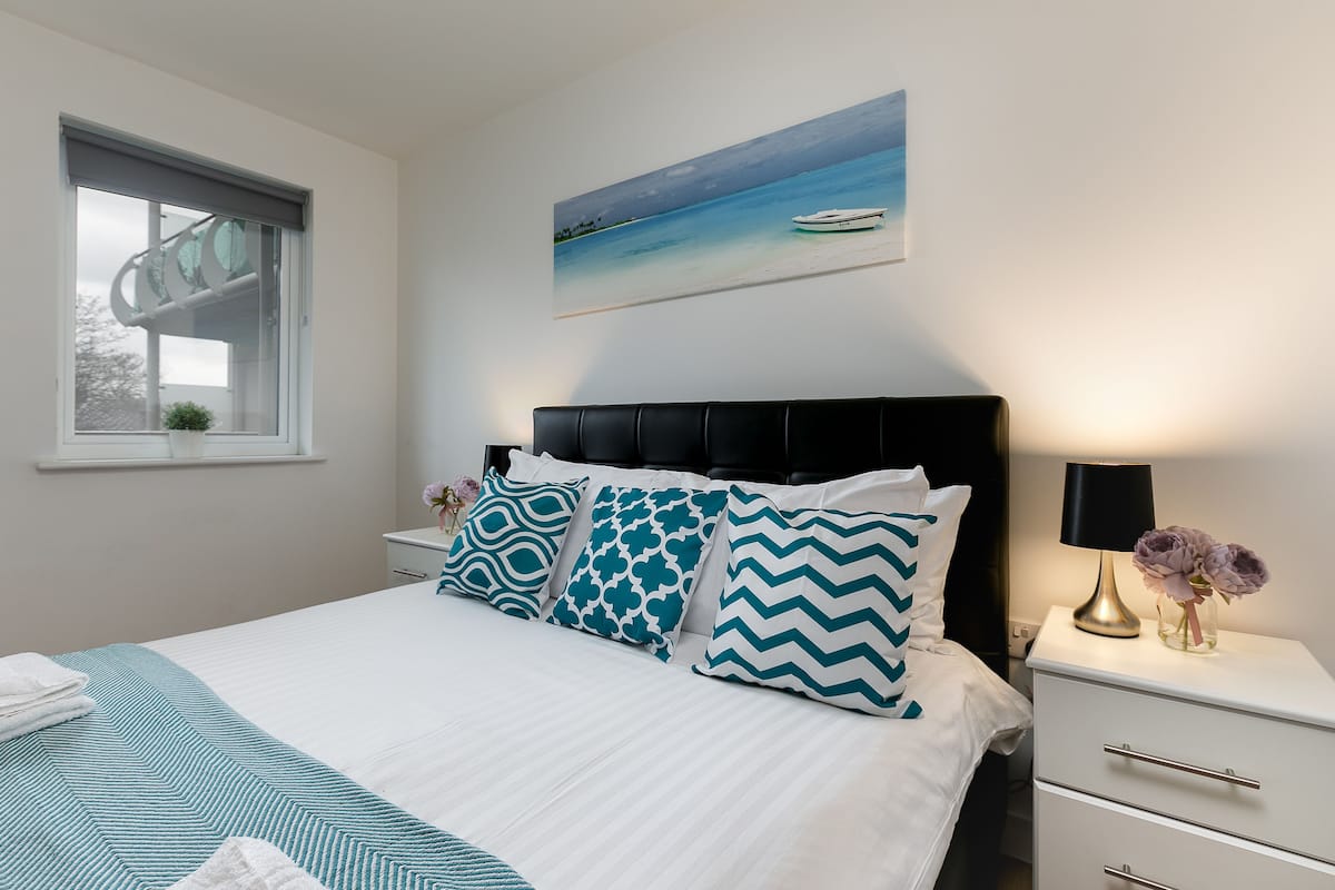 2 habitaciones, ropa de cama de alta calidad y decoración personalizada