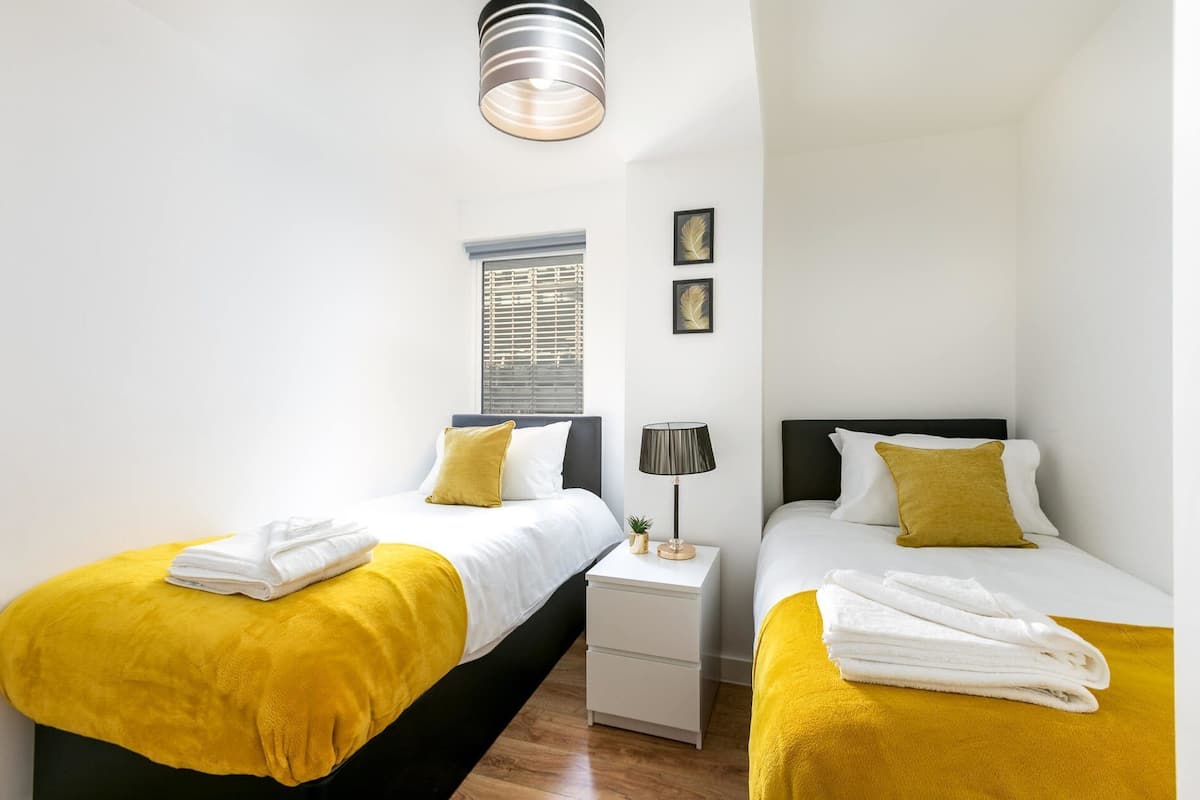 2 habitaciones, ropa de cama de alta calidad y decoración personalizada