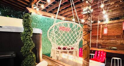 Unique , contemporary with HOT TUB!!!