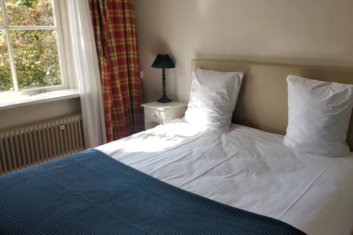 Basic Double Room, 1 Queen Bed | Premium bedding, soundproofing, iron/ironing board, free WiFi