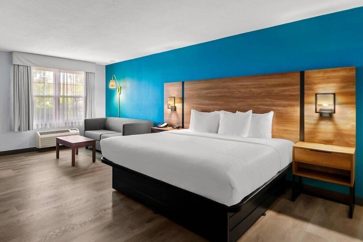 Premium bedding, in-room safe, desk, blackout drapes