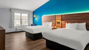 Standard 2 Doubles Non Smoking 1st Floor | Luxe beddengoed, een kluis op de kamer, individueel gedecoreerd