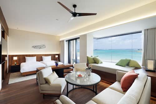 Habitació, 1 dormitori (Beach House, 2 Twin Beds) | Cobrellits, caixa forta a l'habitació i cortines opaques