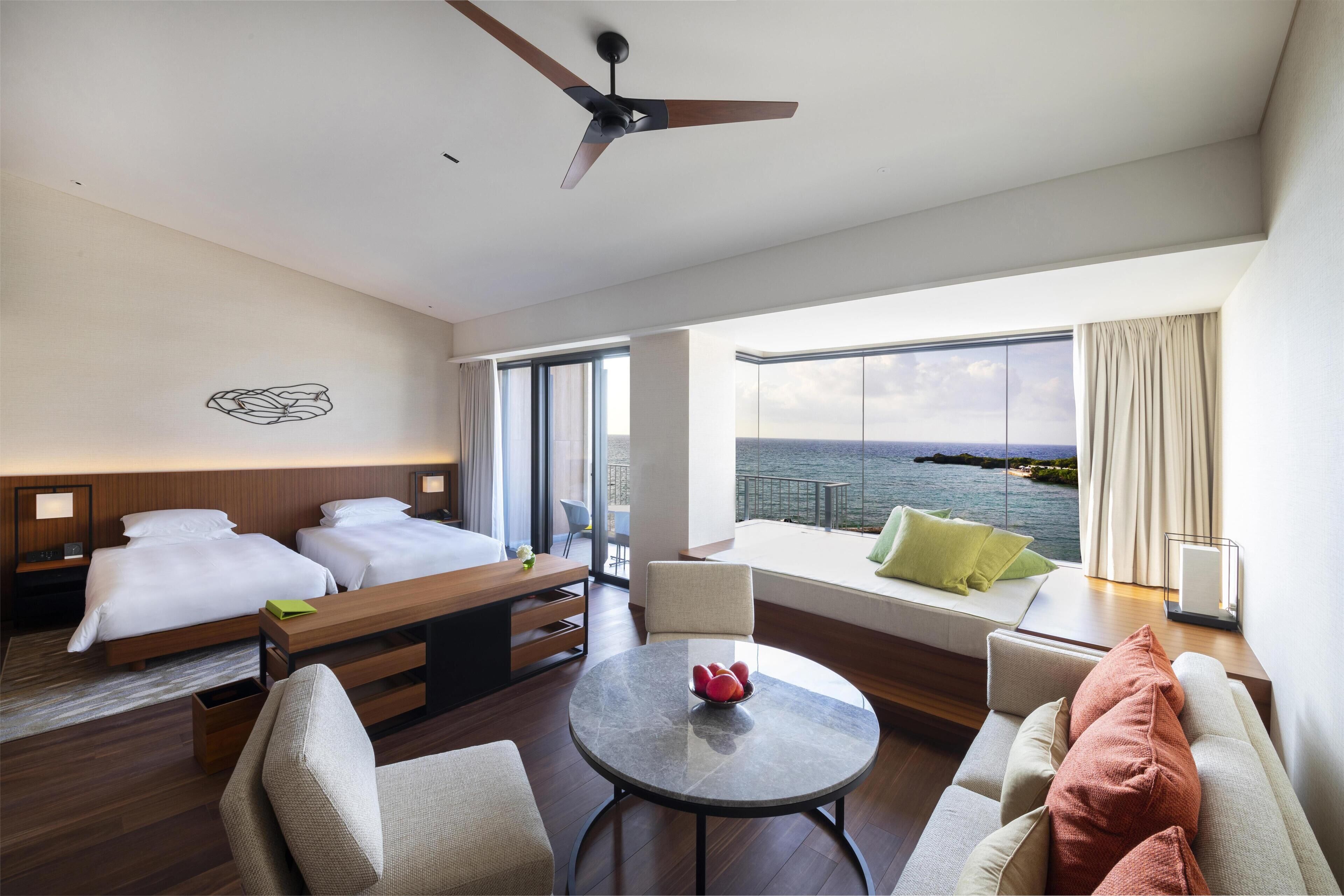 Rom, 1 soverom (Beach House, 2 Twin Beds) | Dundyner, safe på rommet, blendingsgardiner og strykejern/-brett