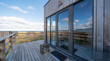 Cottage SupĂ©rieur, 1 lit double et 1 canapĂ©-lit | Façade de lâhĂ©bergement