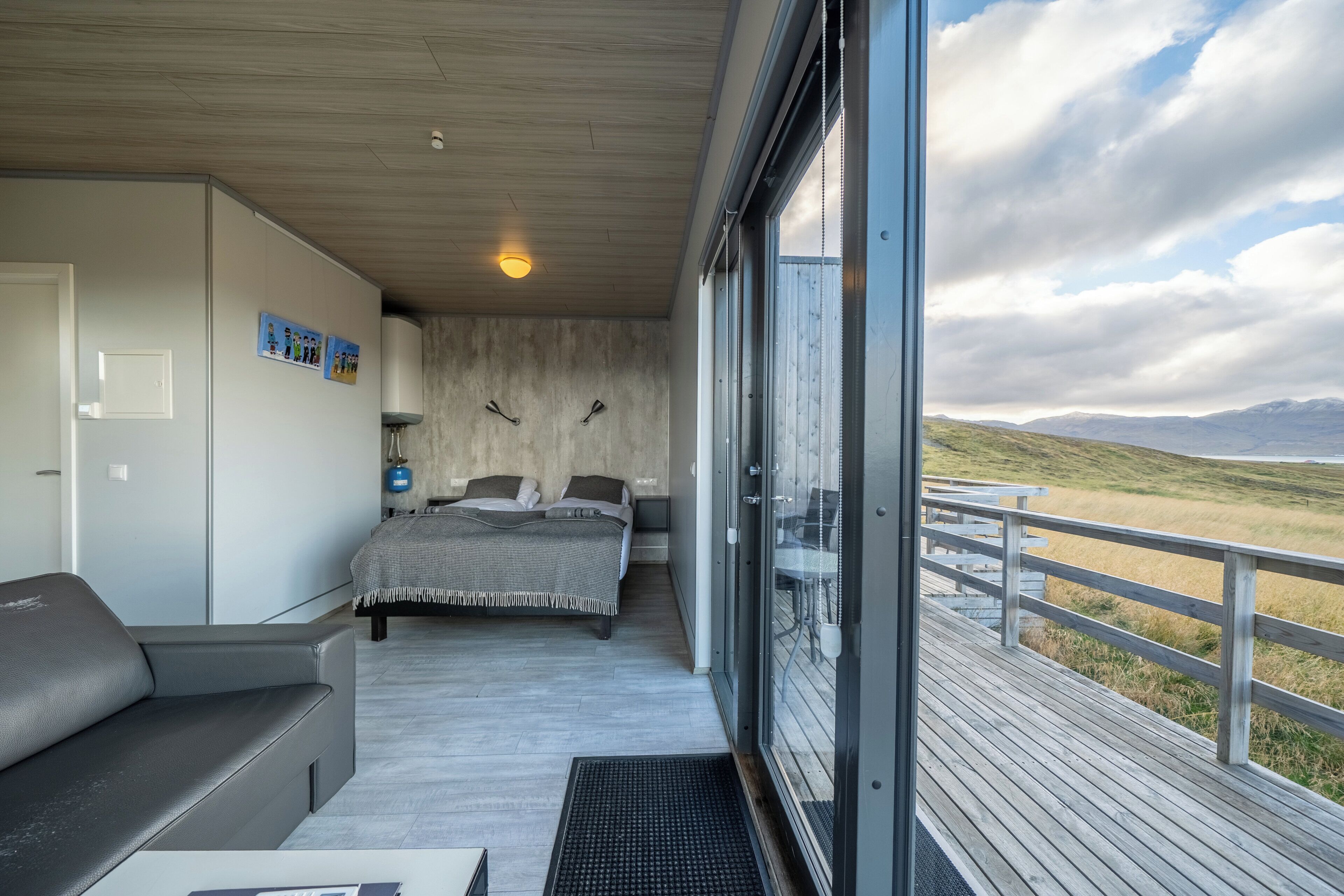 Superior-Ferienhaus, 1 Doppelbett und Schlafsofa | Wohnbereich