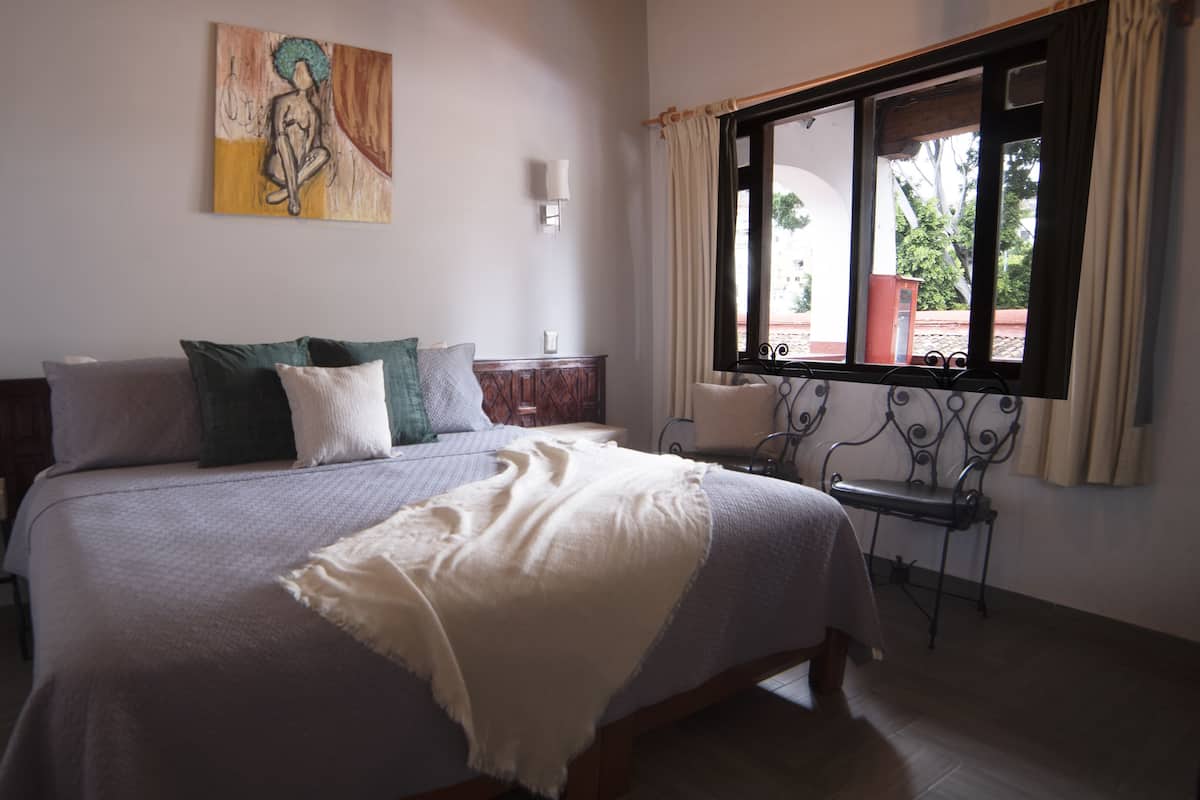 Habitación doble | Escritorio, wifi gratis y ropa de cama