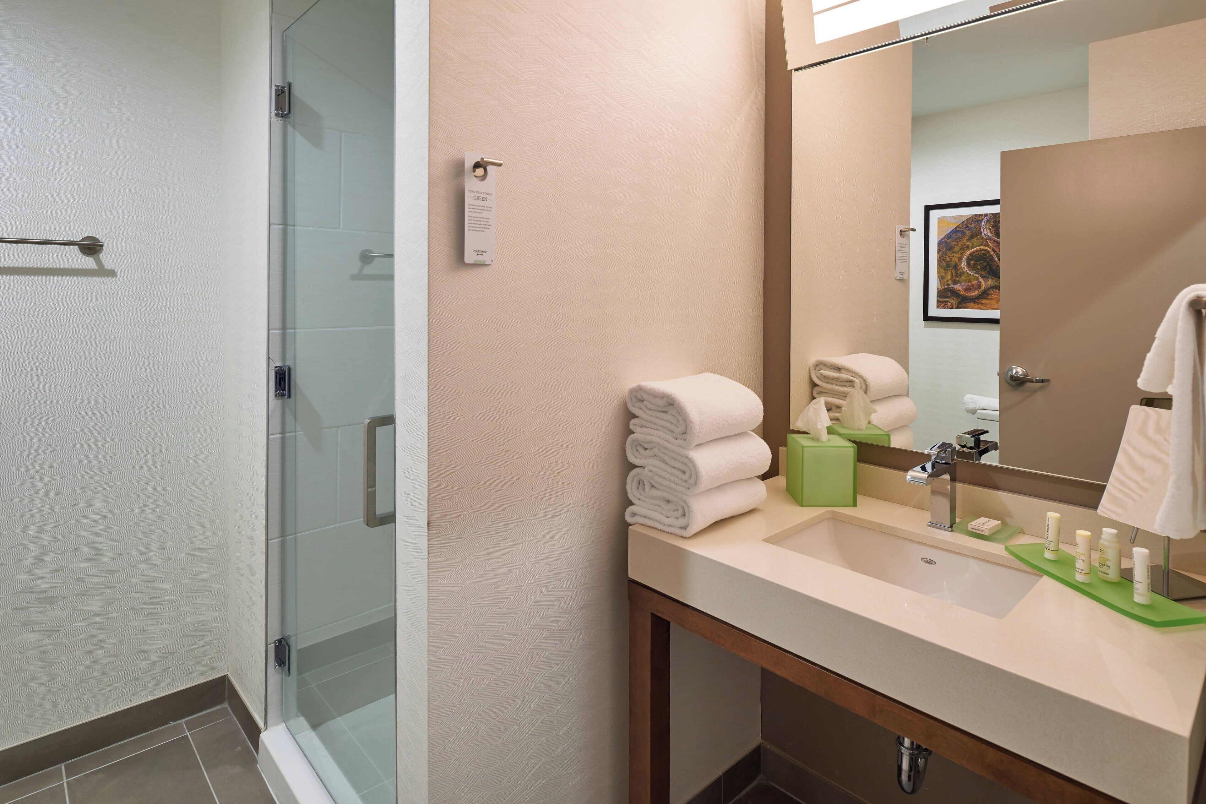 room, 1 king bed with sofa bed | bathroom | shower, free toiletries, hair dryer, bathrobes