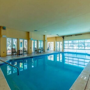 Indoor pool, outdoor pool