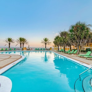 Indoor pool, outdoor pool