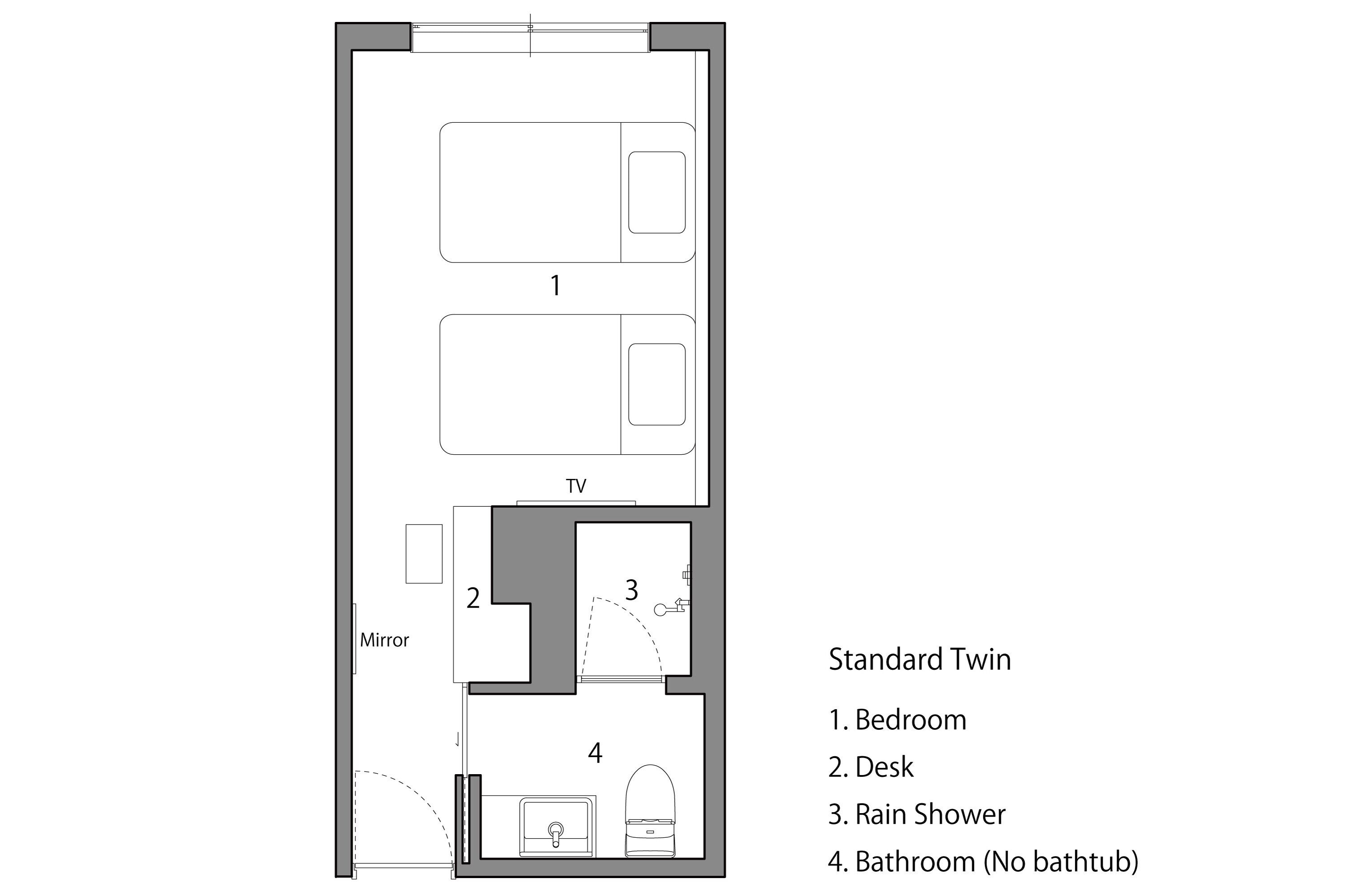 standard twin room, 2 single beds, non smoking | 1 bedroom, premium bedding, down duvets, in-room safe