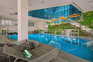 Outdoor pool - Savoy Hotel Manila near Airport NAIA Terminal 3 MNL (Pasay)