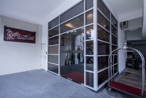 Entrada de la propiedad