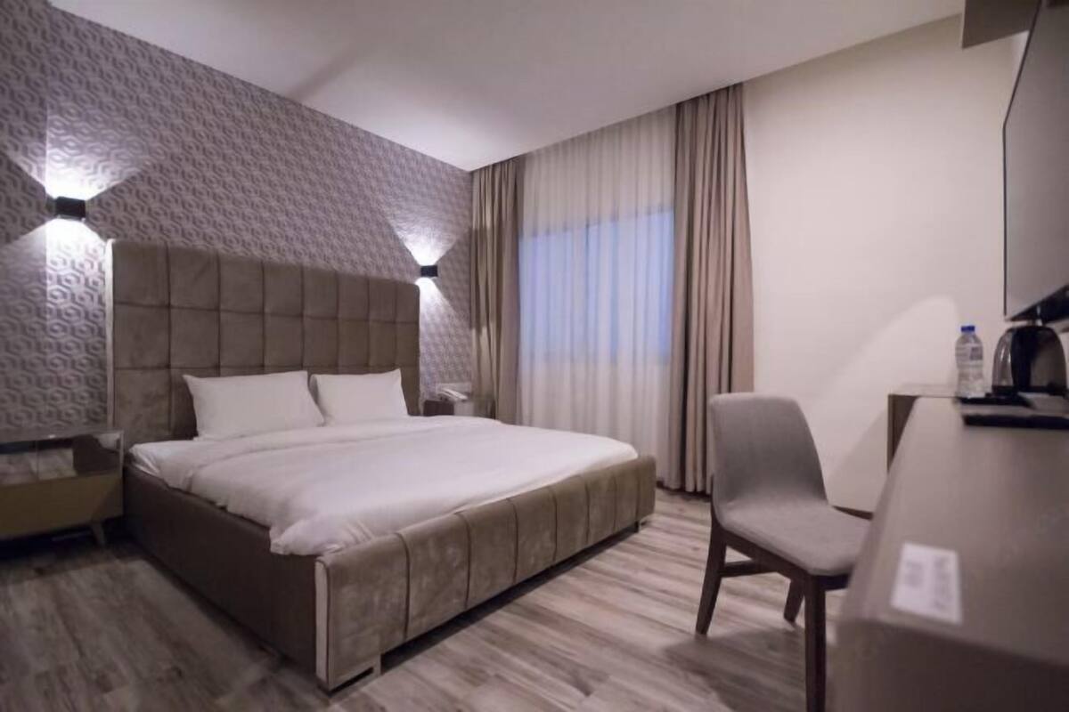 1 bedroom, desk, iron/ironing board, free cots/infant beds