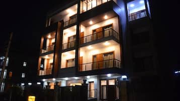 Front of property – evening/night