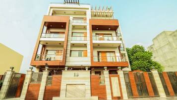 Majoituspaikan julkisivu