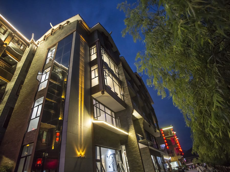 Front of property - evening/night