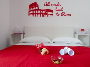 Junior Suite | 8 bedrooms, down comforters, memory foam beds, individually decorated - B&B Easy (Rome)