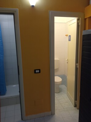 Basic Apartment, Mixed Dorm | Bathroom | Shower, rainfall showerhead, free toiletries, hair dryer