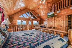 Cabin, 3 Bedrooms | 3 bedrooms, free WiFi - Extravagant View 3 Bedrooms 3 Bathrooms Cabin (Sevierville)