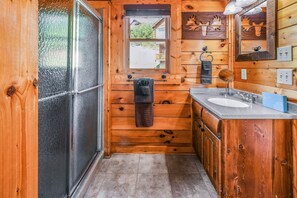 Ferienhütte, 3 Schlafzimmer | Badezimmer